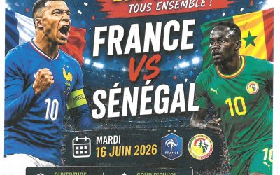 Retransmission du match de la coupe du monde de football le 16 juin à la salle des fêtes